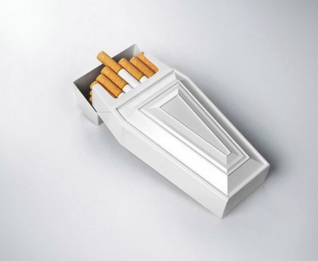 Pudełko na papierosy w kształcie trumny! 2