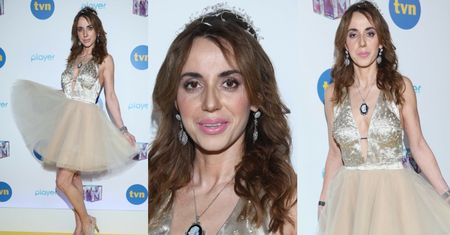 "Top Model". Przebrana za baletnicę Marianna Schreiber wdzięczy się na ściance finałowego odcinka (ZDJĘCIA)