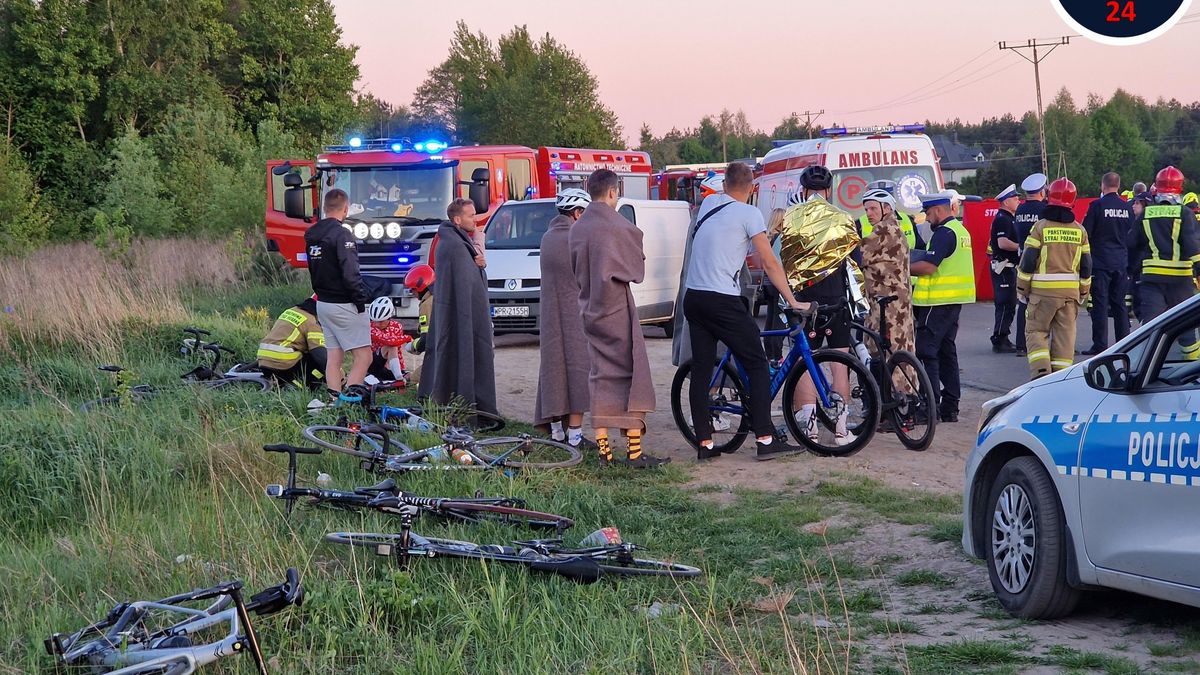 Tragiczne zdarzenie z rowerzystami. Jeden z nich nie przeżył