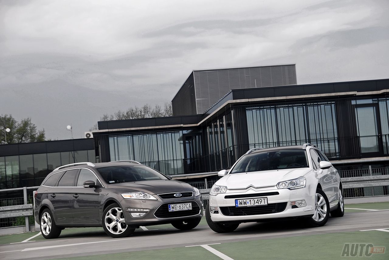 Ford Mondeo kombi i Citroën C5 Tourer