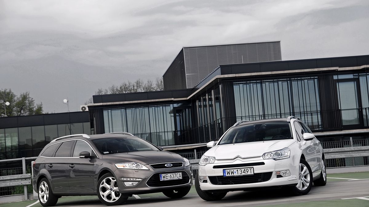 Ford Mondeo kombi i Citroën C5 Tourer