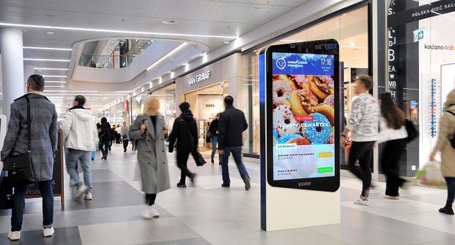 Digital Indoor AMS w 16 centrach handlowych EPP