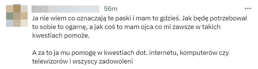 "Co oznaczają te paski?"