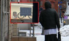 Ksiądz na kolędzie zobaczył kartkę w oknie sklepu. Zdjęcie wrzucił do sieci