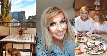 Tak mieszka Katarzyna Skrzynecka: styl kolonialny połączony z egzotyką, taras z widokiem na panoramę Warszawy (ZDJĘCIA)