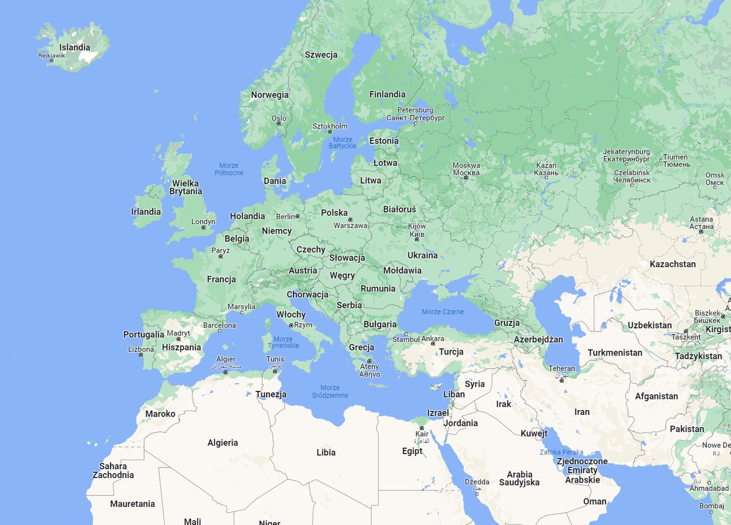 Starszy interfejs Google Maps