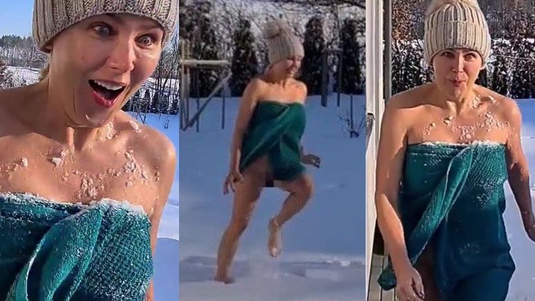 Anna Samusionek morsuje bez majtek