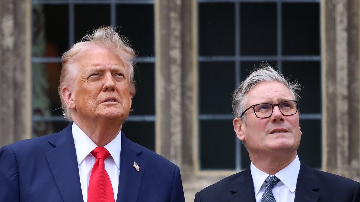 Donald Trump i Keir Starmer
