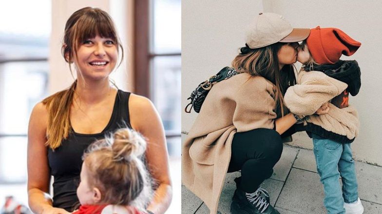 Anna Lewandowska z córką Klarą