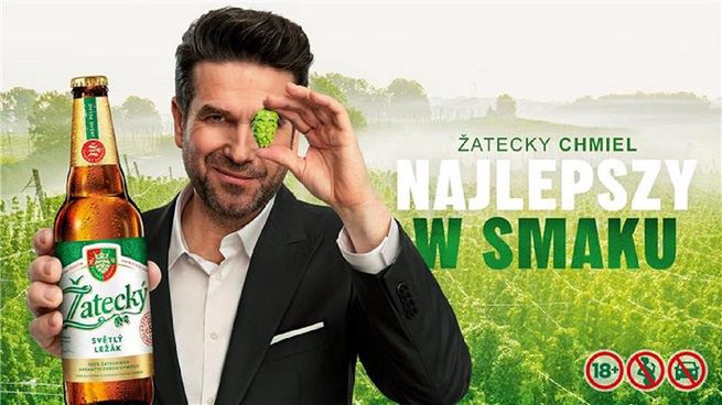 Marcin Dorociński w reklamie piwa Žateck na tropie najlepszego chmielu
