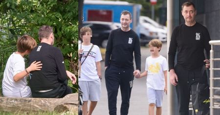 Jacek Rozenek z synami spędza czas na rybach (ZDJĘCIA)