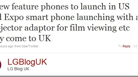 LG GW820 eXpo trafi do Europy? 1