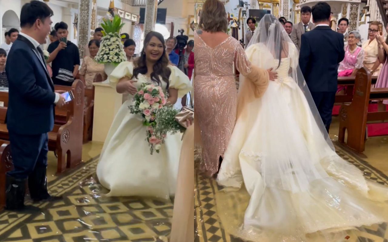 Nagranie z kościoła niesie się po sieci. Co za pech