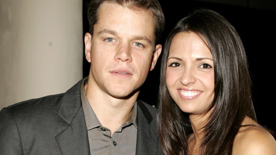Matt Damon i Luciana Barroso