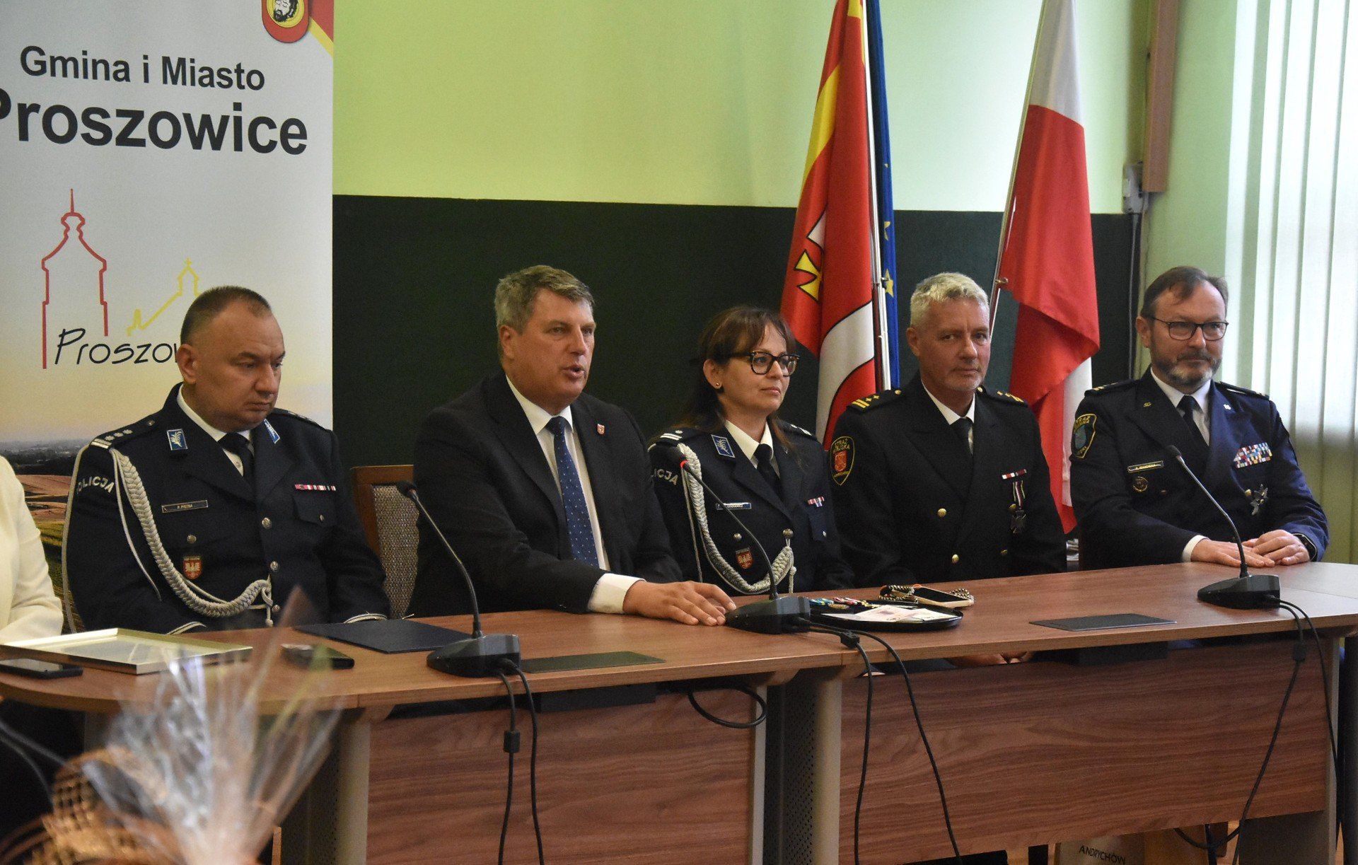 Uroczystość odznaczenia komendanta Andrzeja Krosty