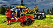 Dramatyczny weekend w Beskidach. Na Hali Miziowej helikopter LPR lądował 2 razy
