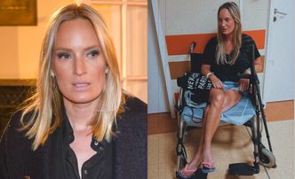 Kaja Śródka wylądowała w szpitalu. Zamieściła zdjęcie na wózku inwalidzkim: "Codzienność zamienia się w czarną komedię"
