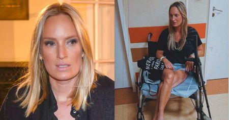 Kaja Śródka wylądowała w szpitalu. Zamieściła zdjęcie na wózku inwalidzkim: "Codzienność zamienia się w czarną komedię"