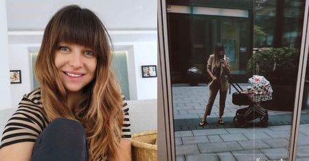 Spełniona Anna Lewandowska pokazała zdjęcie ze spaceru z Laurą. Jej wózek kosztuje "skromne" 5500 złotych (FOTO)
