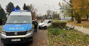 Gorzów: Pijany kierowca daewoo ściął latarnię i uciekł pieszo