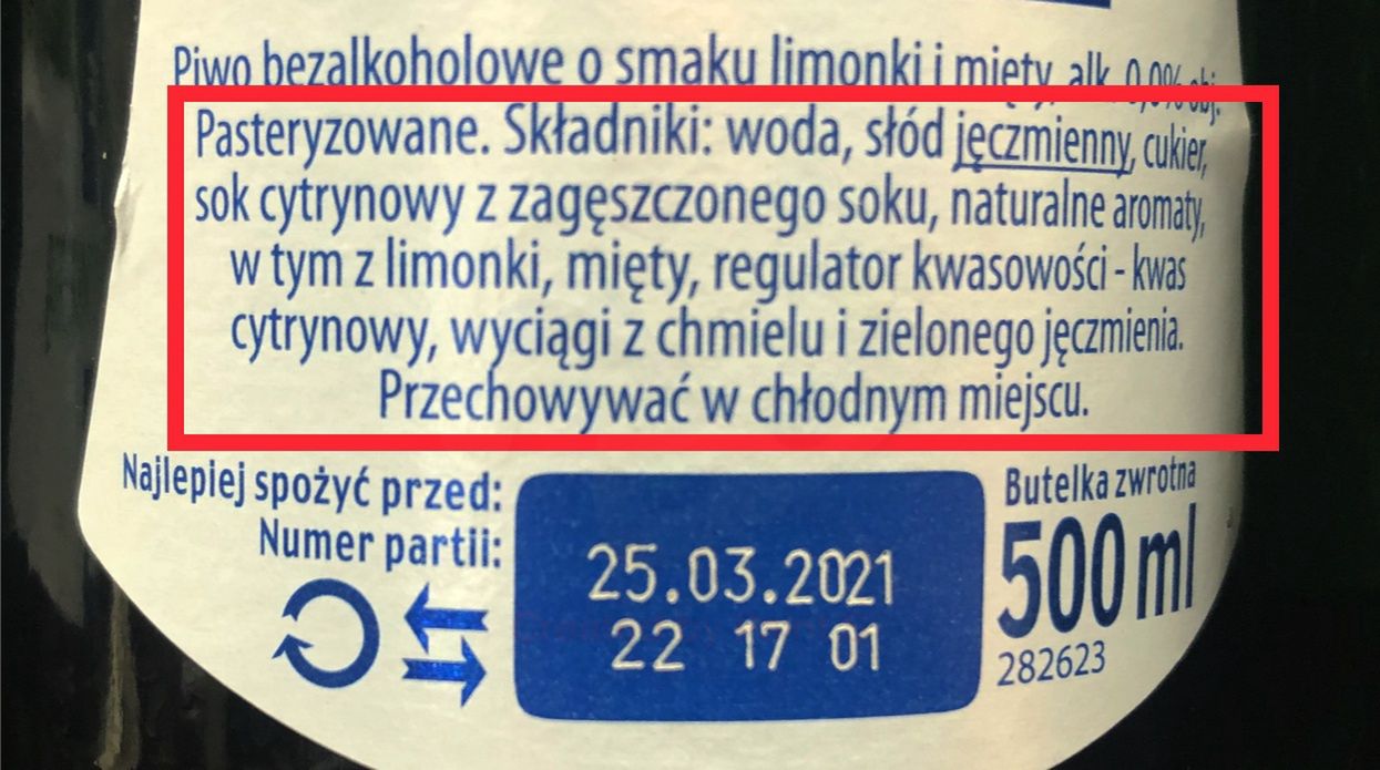 Napoje gazowane mają gorszy skład niz piwa bezalkoholowe