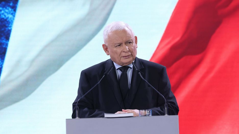 Konwencja programowa PiS w Ko?skich
09.09.2023 Konskie Konferencja programowa Prawa i Sprawiedliwosci w Konskich fot. Jacek Dominski/REPORTER
N/z: Jaroslaw Kaczynski
Jacek Dominski/REPORTER