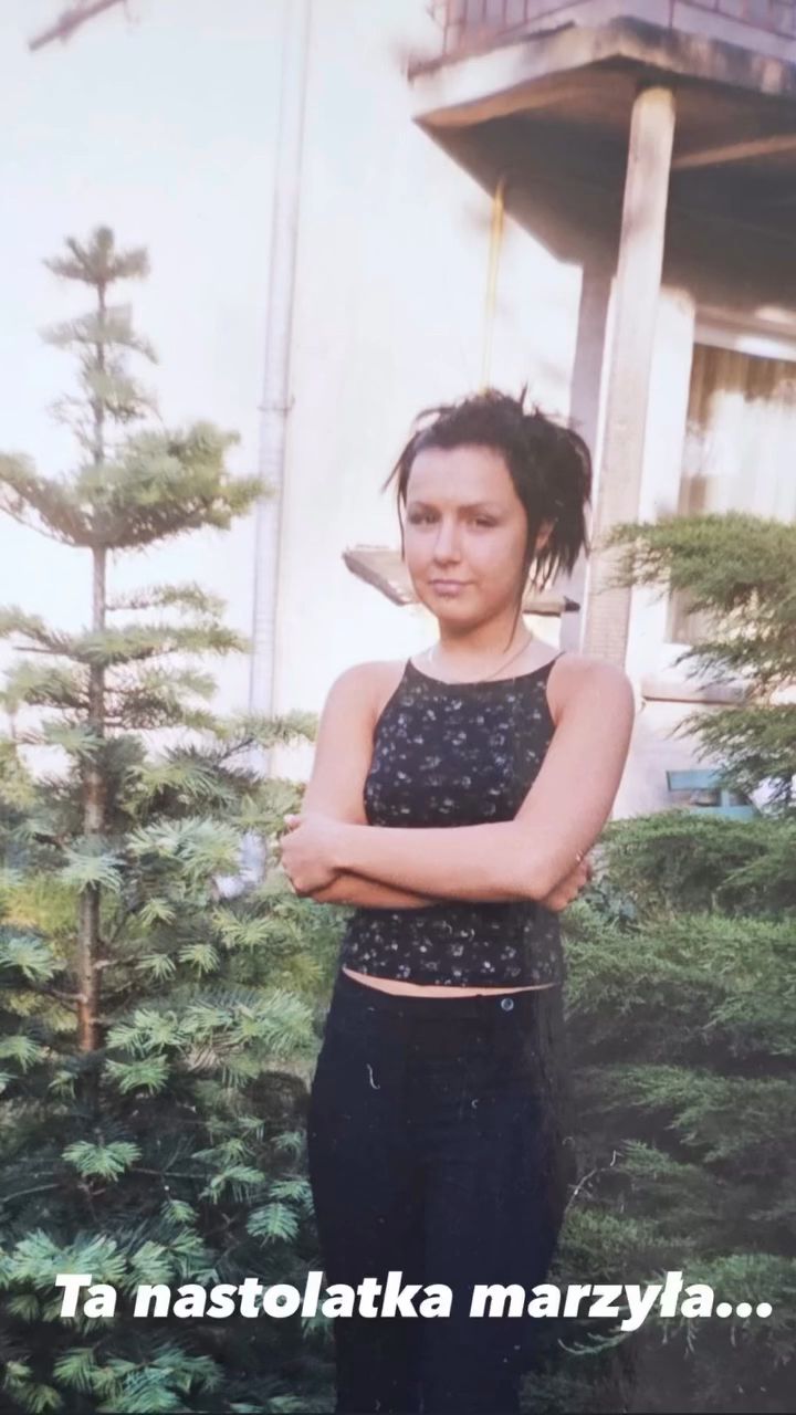 Blanka Lipińska w młodości