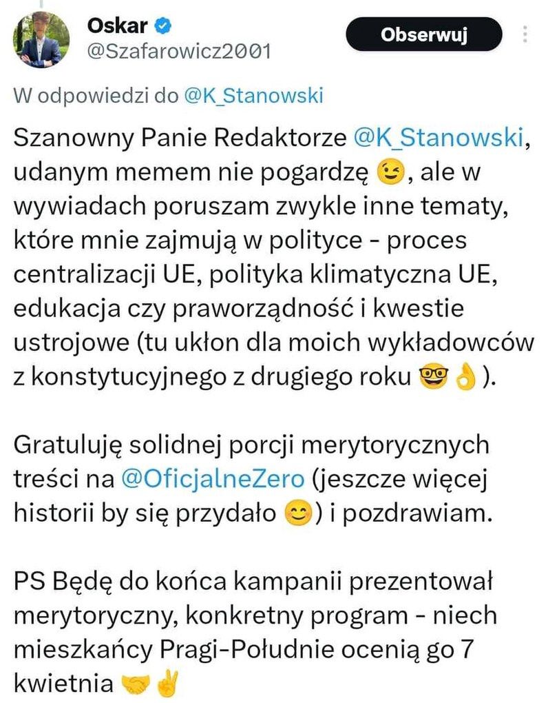 Stanowski kontra Szafarowicz