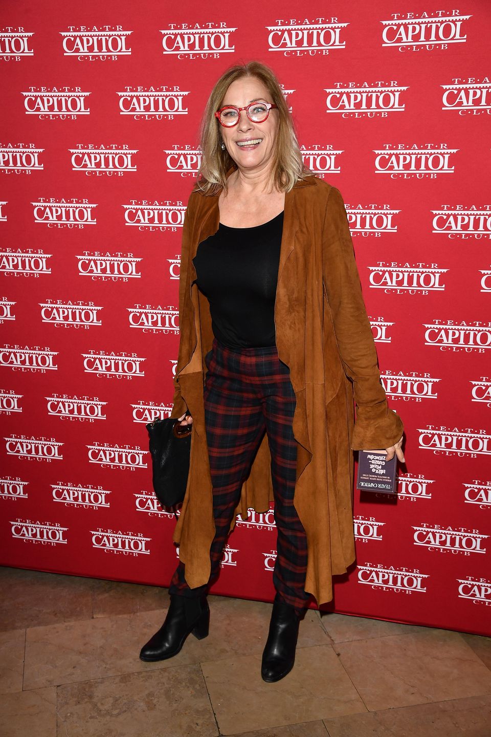 Małgorzata Potocka na premierze "Łóżko pełne cudzoziemców"