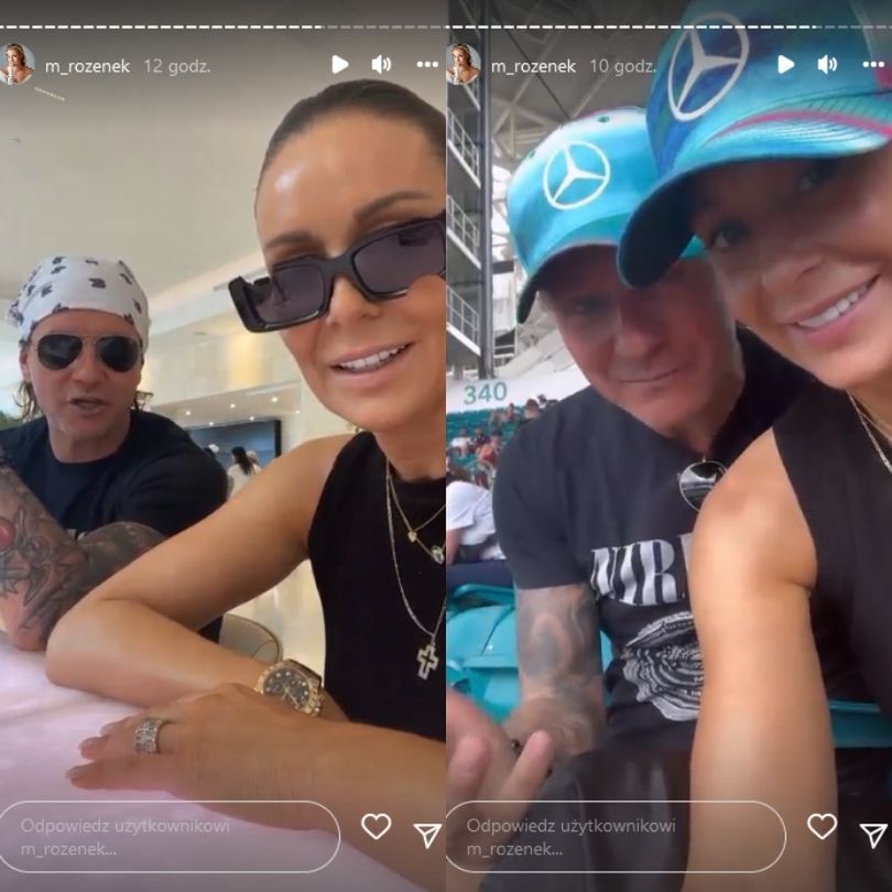 Małgorzata Rozenek i Radosław Majdan brylują na Grand Prix Miami