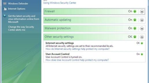 Jak wyłączyć Centrum zabezpieczeń w Windows Vista 1