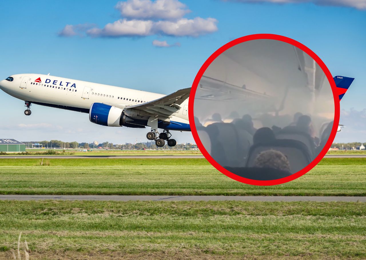 Delta flight returns after cabin fills with smoke, panic ensues