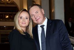 Joanna i Jacek Kurscy na Gali French Touch. Oboje postawili na klasykę