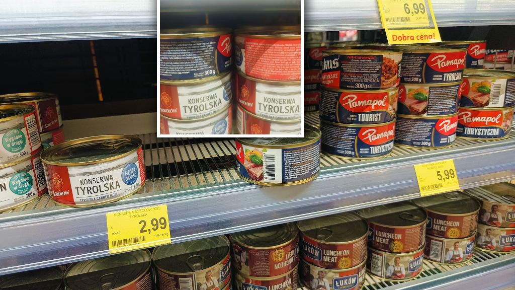 Porównałem ceny dwóch konserw. Zdziwiłem się
