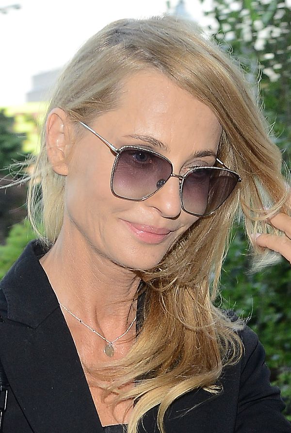 Aneta Kręglicka z mężem na premierze filmu "Żużel"