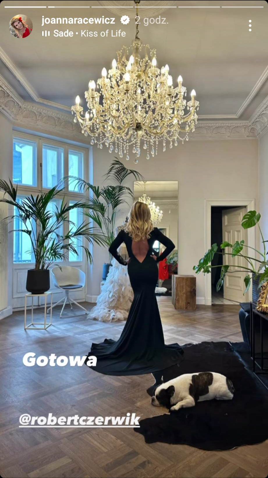 Joanna Racewicz pokazała na Instagramie przygotowania do gali