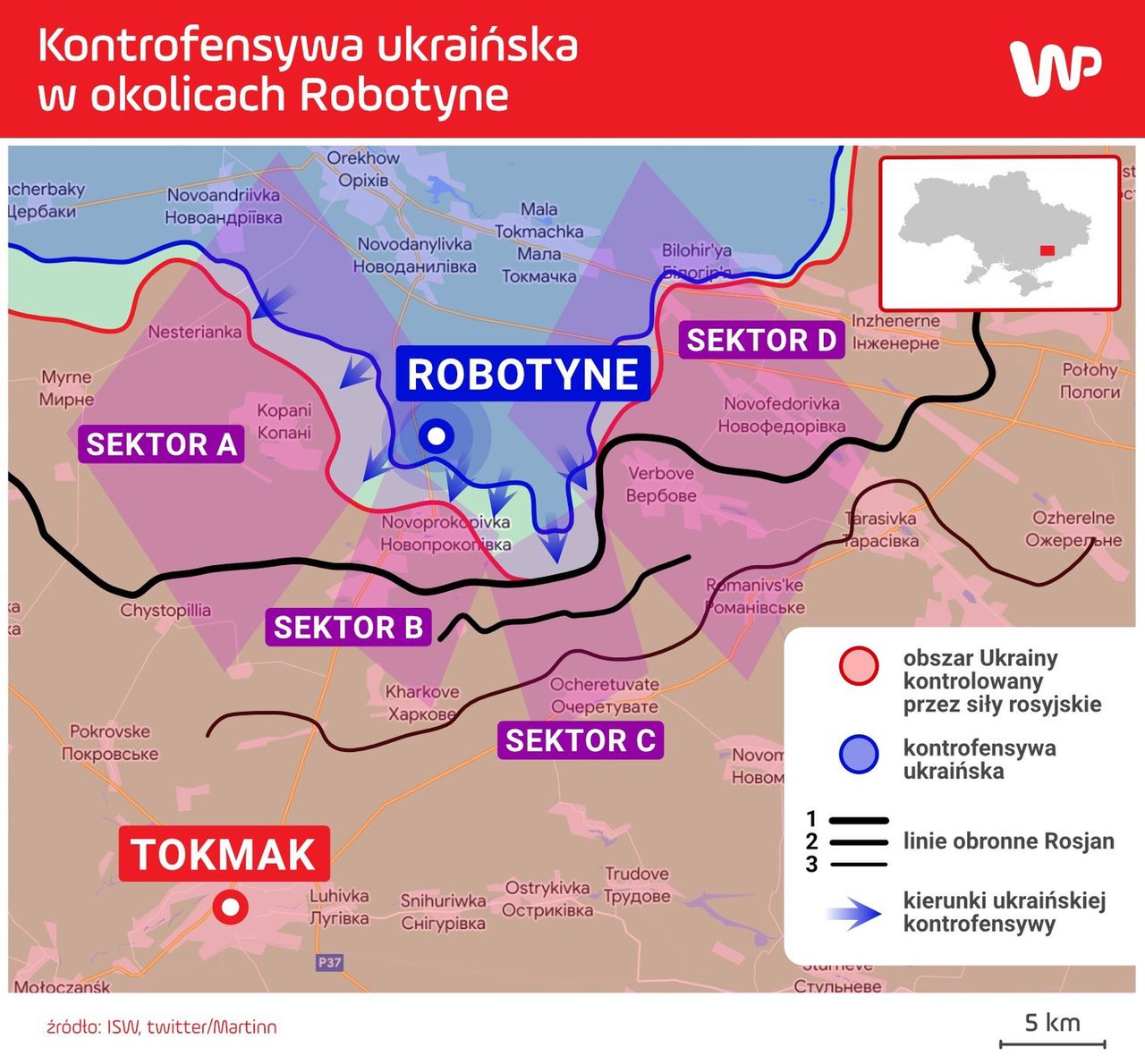 Kontrofensywa ukraińska w obwodzie zaporoskim