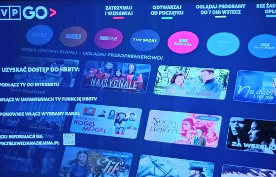 TVP GO testuje w naziemnej telewizji cyfrowej