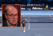 Wojciech Fibak i mecz tenisowy