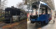Wrocław. Spalony tramwaj dostanie drugie życie. Trwa jego remont
