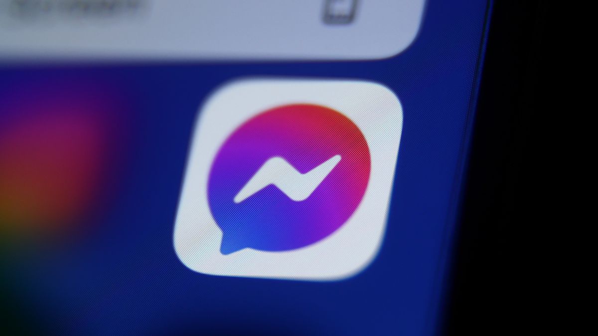 Messenger icon displayed on a phone screen is seen in this illustration photo taken in Krakow, Poland on September 26, 2023. (Photo by Jakub Porzycki/NurPhoto via Getty Images)