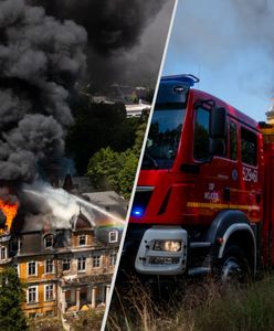 Spłonął zabytkowy pałac. Służby mają podejrzenia