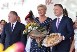 Duda na dożynkach. "To było dla mojej żony i dla mnie bardzo ważne"