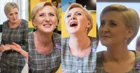 Szczęśliwa Agata Duda zabawia dzieci w toruńskim szpitalu (ZDJĘCIA)