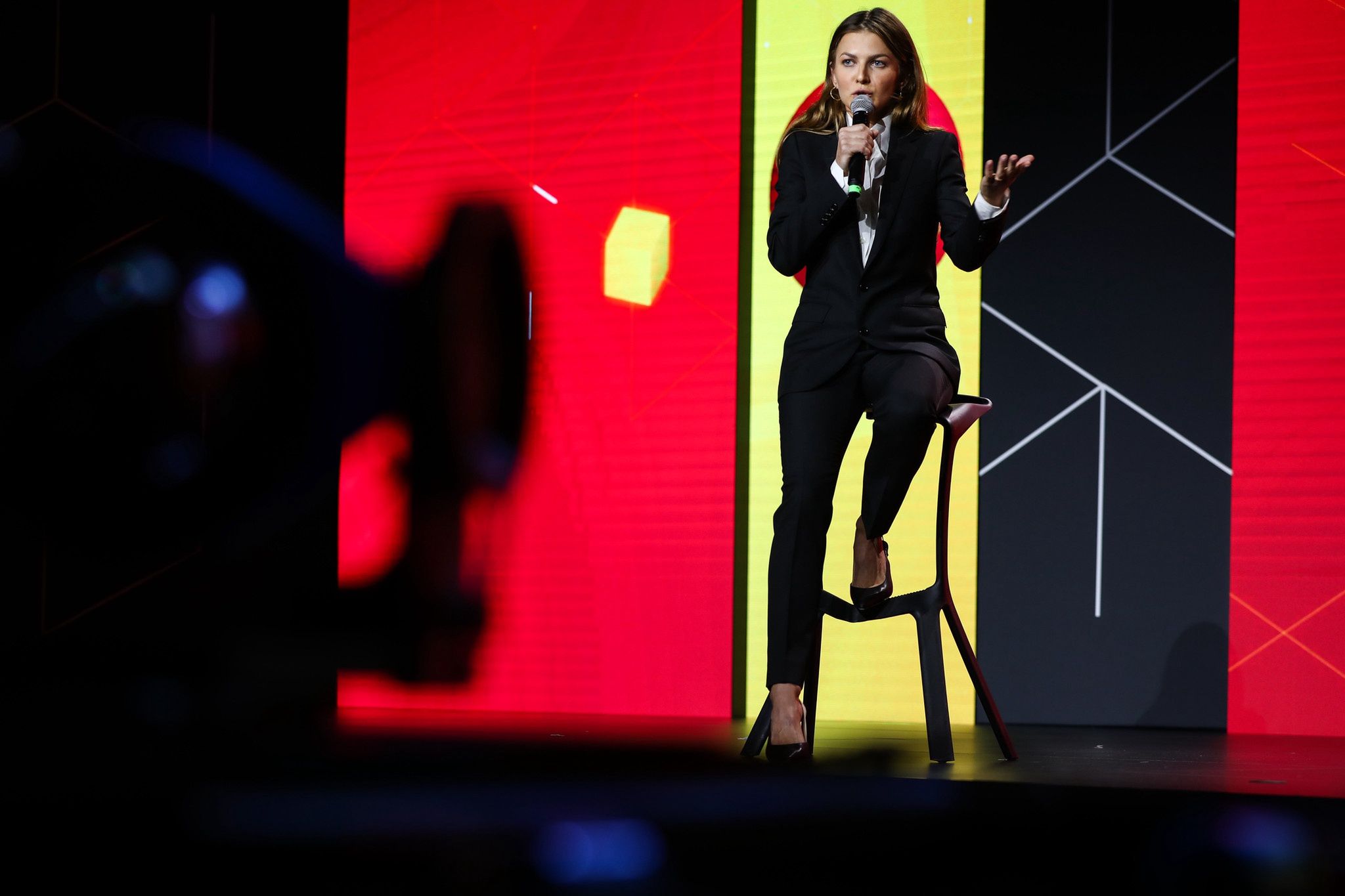 Anna Lewandowska zadaje szyku na kongresie