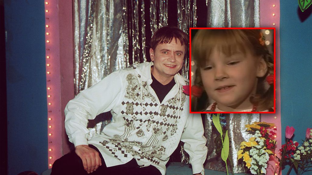 Michał Juszczakiewicz i mała Hanna Turnau