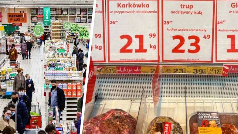 Artysta Bartłomiej Kiełbowicz zaprojektował specjalne etykiety, które można zobaczyć m.in. w Auchan