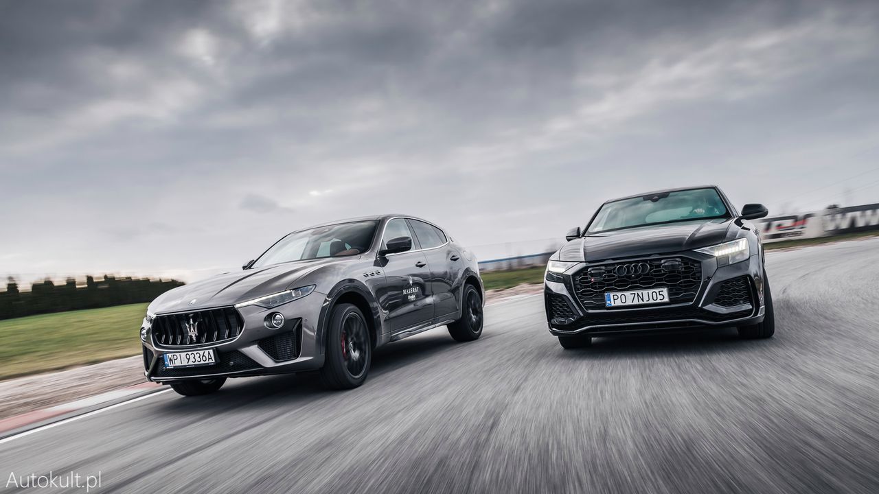 Maserati Levante Trofeo vs Audi RS Q8 (fot. Konrad Skura)