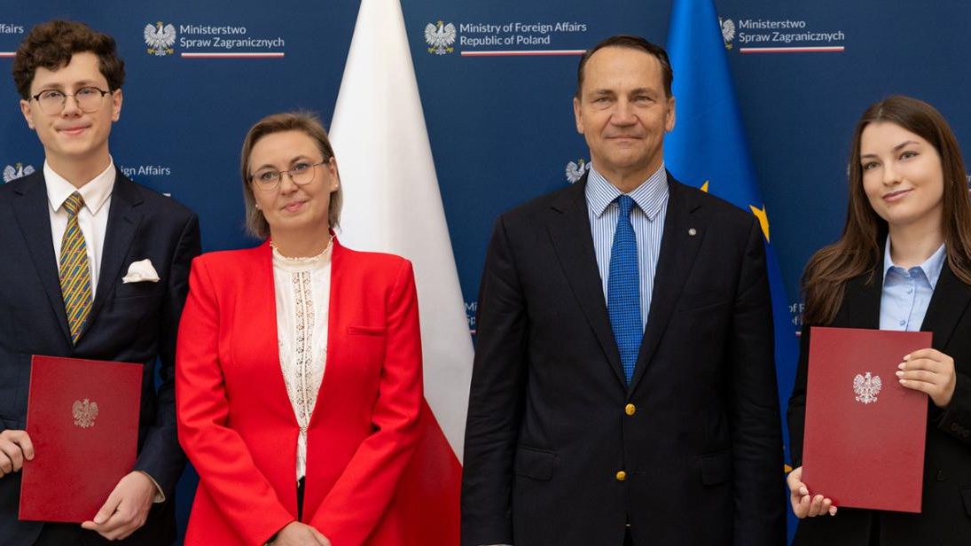 Karolina Fabirkiewicz i Michał Wyrębkowski reprezentują młodzież 