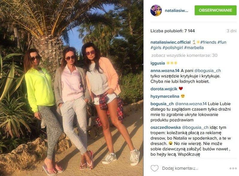Gwiazdy w butach New Balance: Natalia Siwiec (fot. Instagram)